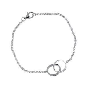 CARTIER Baby love Bracelet Wrist Size6.1" K18 white gold